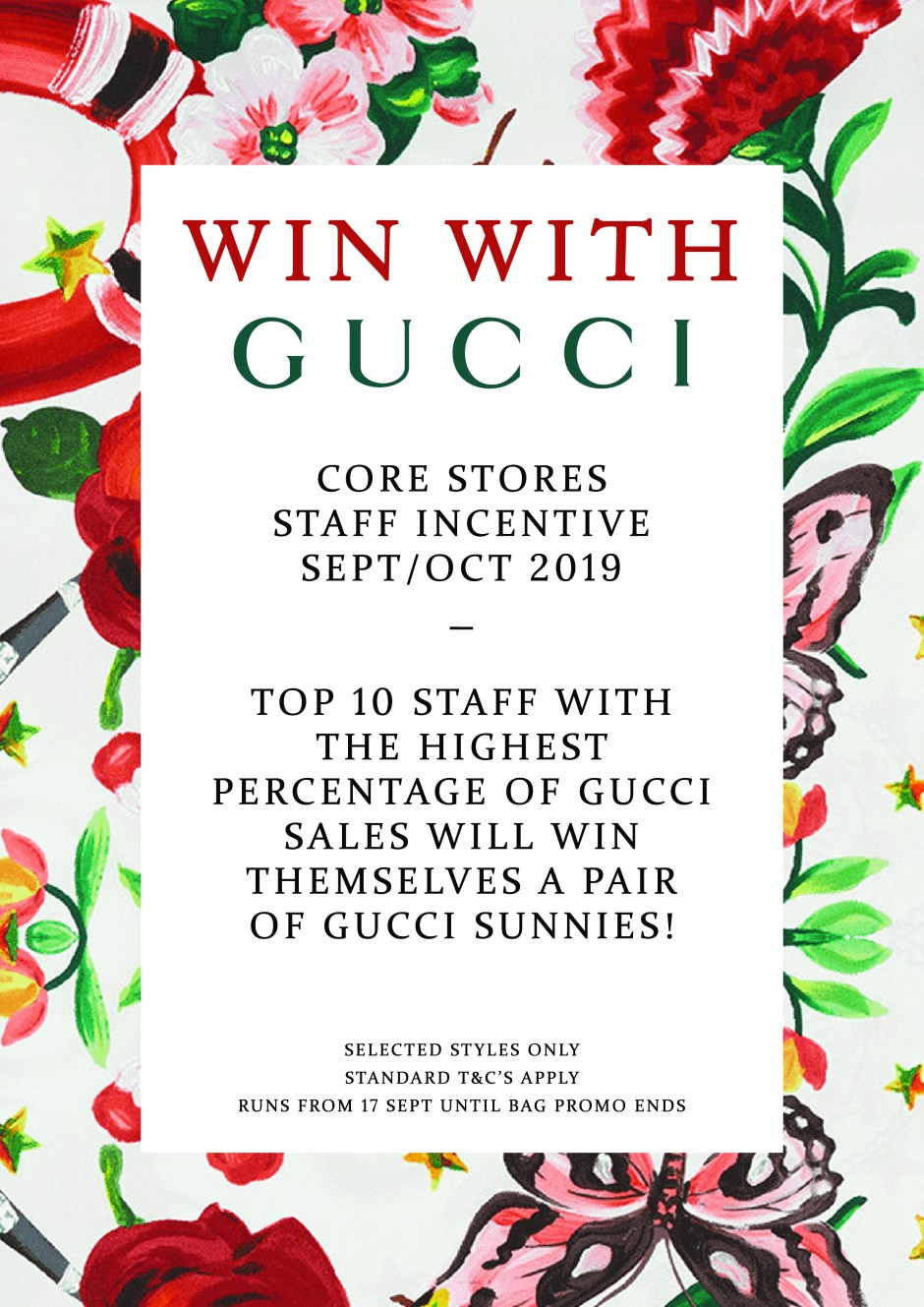 Gucci Staff Incentive Sept Oct 19 - A4