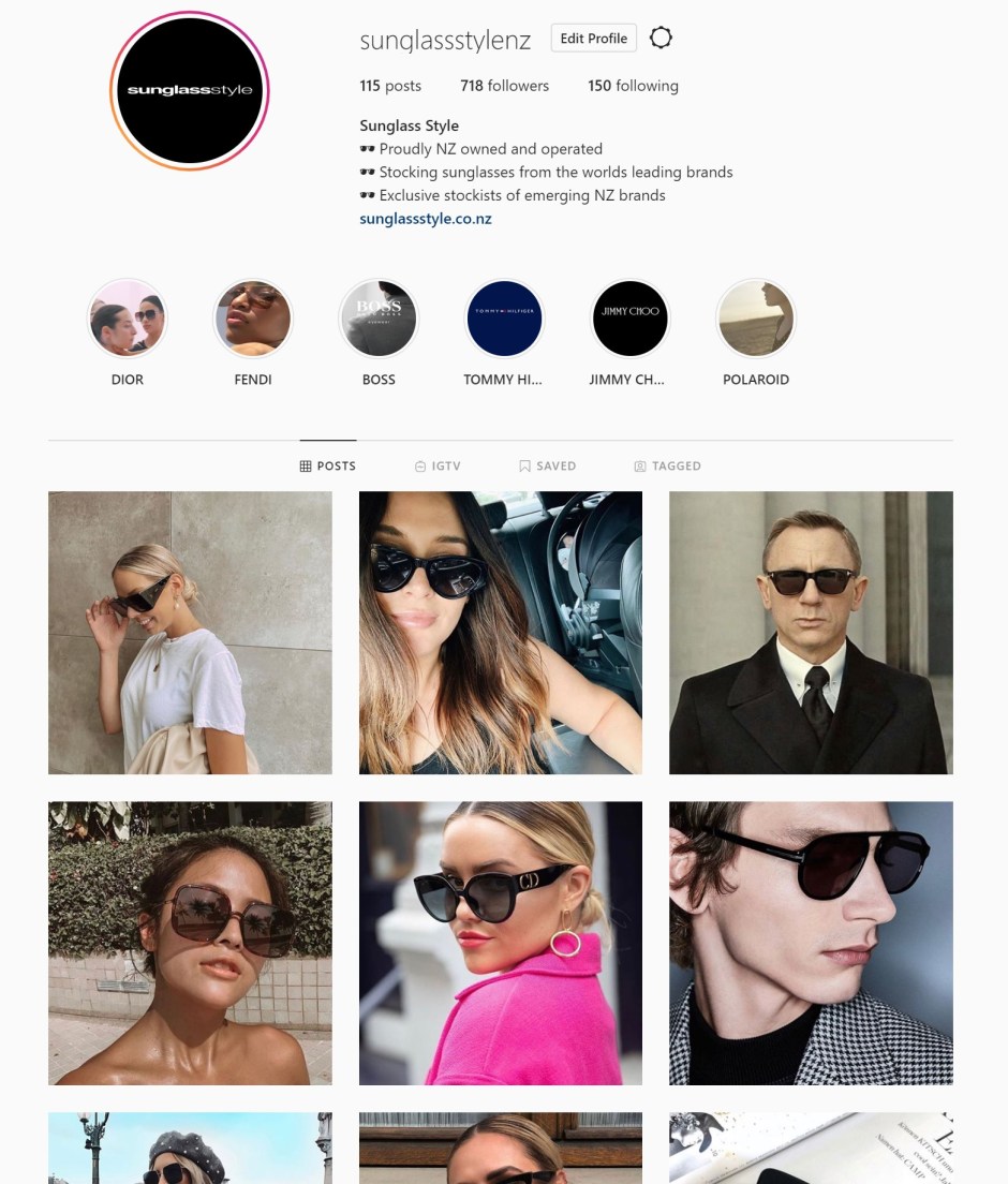 Follow @sunglassstylenz